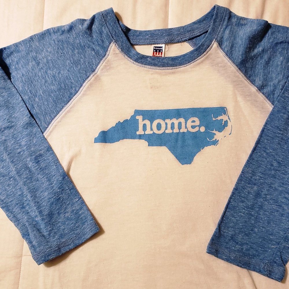 Home State Apparel Women's North Carolina Baseball Shirt Size Small NEW.